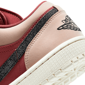 Tênis Air Jordan 1 Low "Canyon Rust" Rosa / Vermelho