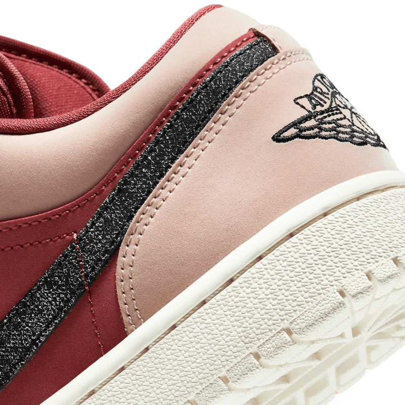 Tênis Air Jordan 1 Low "Canyon Rust" Rosa / Vermelho