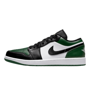 Tênis Air Jordan 1 Low "Green Toe" Preto / Verde