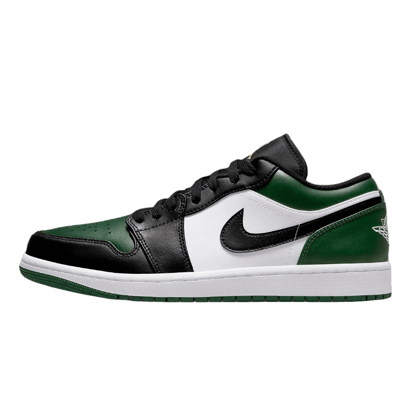 Tênis Air Jordan 1 Low "Green Toe" Preto / Verde