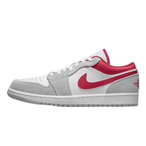 Tênis Air Jordan 1 Low "Light Smoke Grey Red" Cinza / Vermelho
