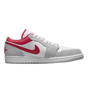 Tênis Air Jordan 1 Low "Light Smoke Grey Red" Cinza / Vermelho
