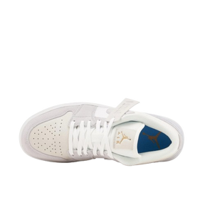 Tênis Air Jordan 1 Low "Paris" Cinza / Branco