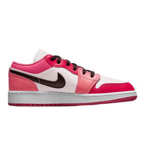 Tênis Air Jordan 1 Low "Pink Red" Rosa / Branco