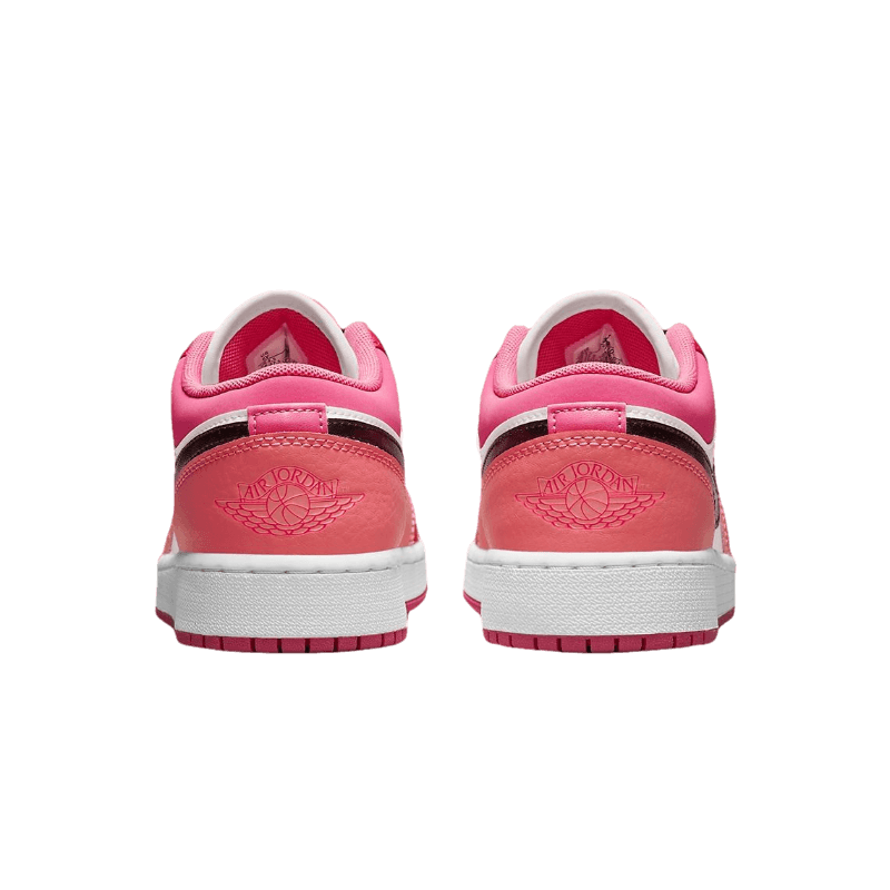Tênis Air Jordan 1 Low "Pink Red" Rosa / Branco