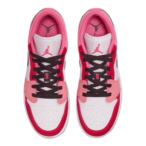 Tênis Air Jordan 1 Low "Pink Red" Rosa / Branco