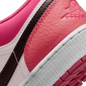 Tênis Air Jordan 1 Low "Pink Red" Rosa / Branco