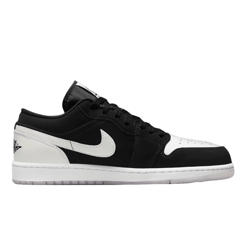 Tênis Air Jordan 1 Low SE "Diamond" Preto / Branco