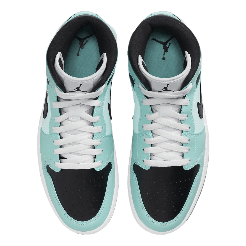 Tênis Air Jordan 1 "Mid Aqua Blue Tint" Feminino Azul