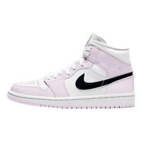 Tênis Air Jordan 1 Mid "Barely Rose" Feminino Rosa
