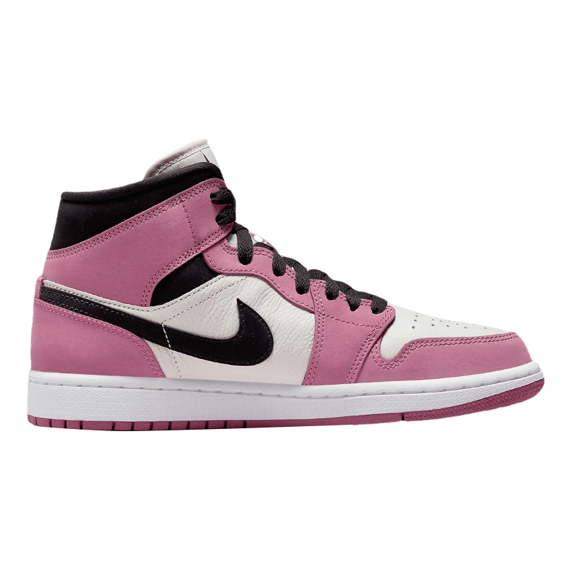 Tênis Air Jordan 1 Mid "Berry Pink" Feminino Rosa