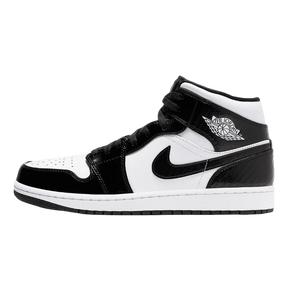 Tênis Air Jordan 1 Mid "Carbon Fiber" Preto / Branco