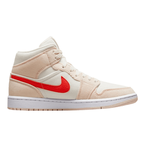 Tênis Air Jordan 1 Mid "Corduroy Sail" Feminino