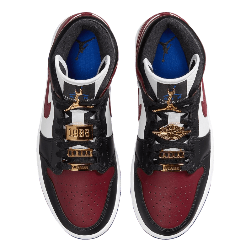 Tênis Air Jordan 1 Mid "Dark Beetroot" Masculino Vinho / Preto