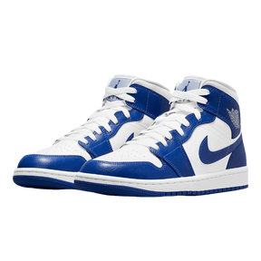 Tênis Air Jordan 1 Mid "Kentucky Blue" Feminino Azul / Branco