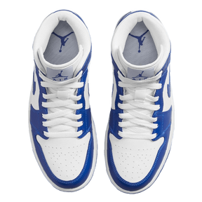Tênis Air Jordan 1 Mid "Kentucky Blue" Feminino Azul / Branco