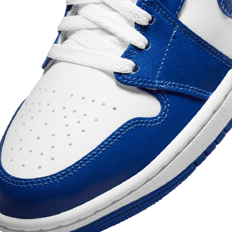 Tênis Air Jordan 1 Mid "Kentucky Blue" Feminino Azul / Branco