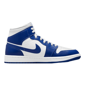 Tênis Air Jordan 1 Mid "Kentucky Blue" Feminino Azul / Branco