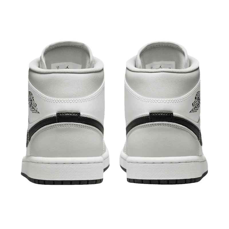 Tênis Air Jordan 1 Mid "Light Smoke Grey" Feminino Cinza