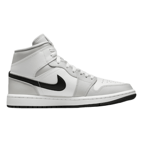 Tênis Air Jordan 1 Mid "Light Smoke Grey" Feminino Cinza