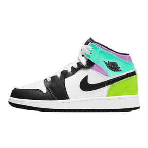 Tênis Air Jordan 1 Mid "Pastel Black Toe" Feminino