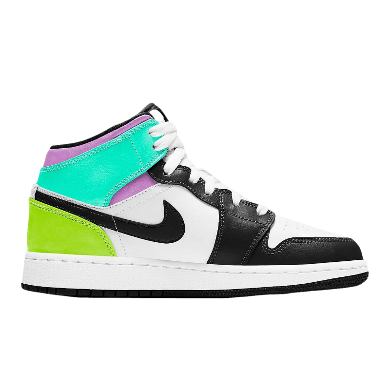 Tênis Air Jordan 1 Mid "Pastel Black Toe" Feminino