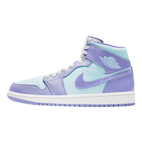 Tênis Air Jordan 1 Mid "Purple Aqua" Masculino Azul / Roxo