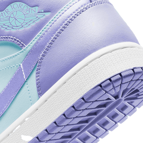 Tênis Air Jordan 1 Mid "Purple Aqua" Masculino Azul / Roxo