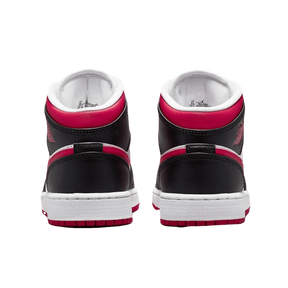 Tênis Air Jordan 1 Mid "Very Berry" Feminino Preto / Rosa