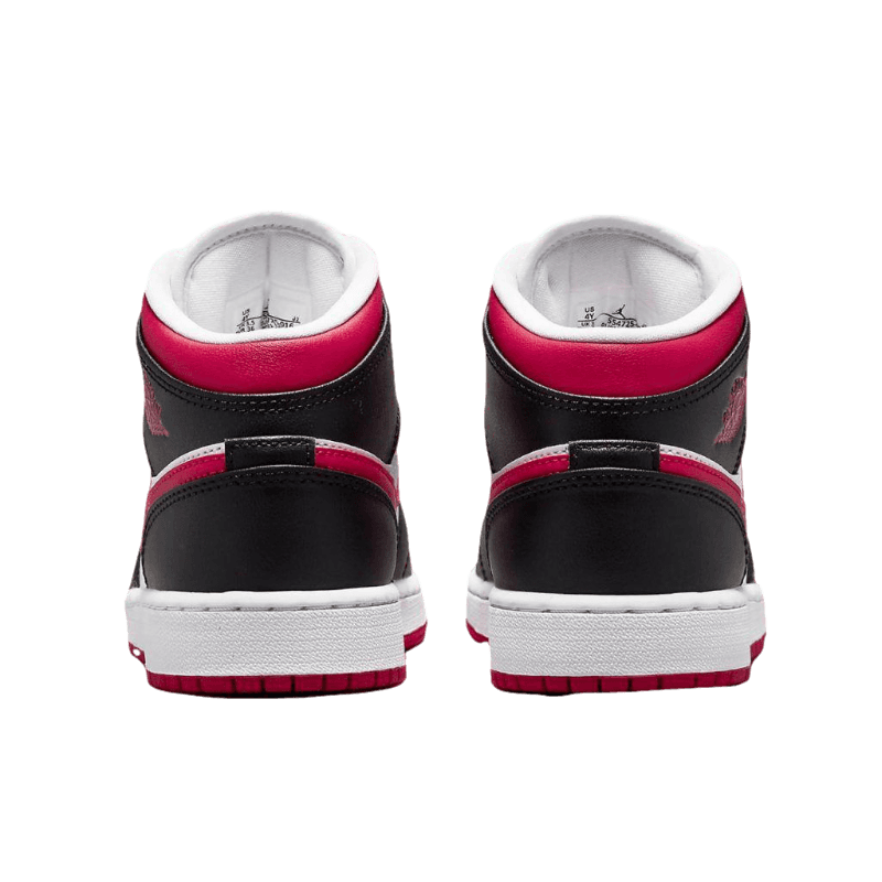 Tênis Air Jordan 1 Mid "Very Berry" Feminino Preto / Rosa