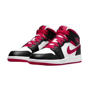 Tênis Air Jordan 1 Mid "Very Berry" Feminino Preto / Rosa