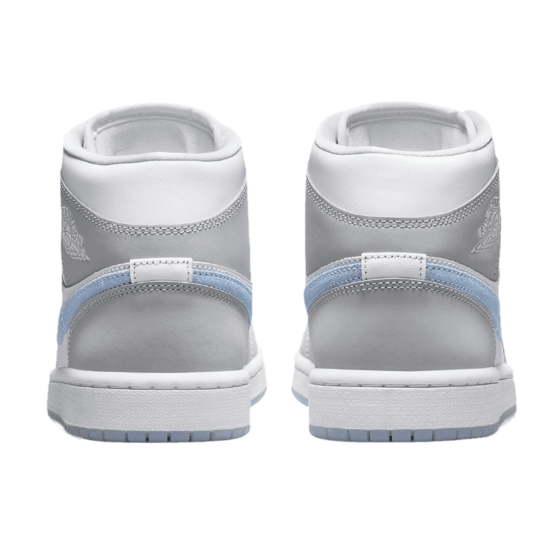 Tênis Air Jordan 1 Mid "Wolf Grey" Feminino Cinza