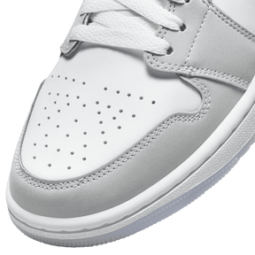 Tênis Air Jordan 1 Mid "Wolf Grey" Feminino Cinza