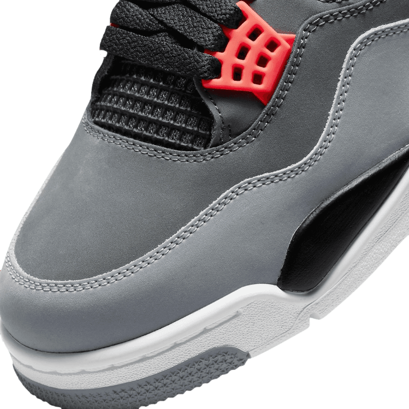 Tênis Air Jordan 4 "Infrared" Masculino Cinza / Vermelho