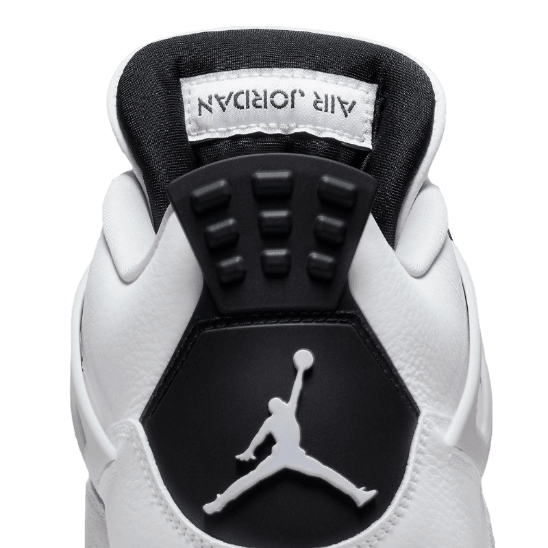 Tênis Air Jordan 4 "Military Black" Branco / Preto