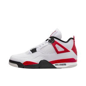 Tênis Air Jordan 4 "Red Cement" Branco / Vermelho