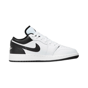 Tênis Air Jordan 1 Low "GS White Black" Branco / Preto
