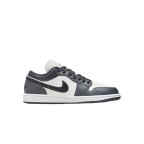Tênis Air Jordan 1 Low "Sail Dark Grey" Cinza
