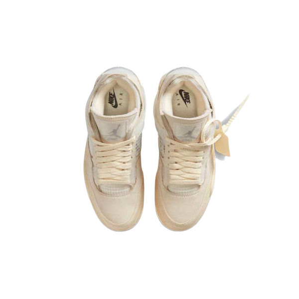 Tênis Air Jordan 4 x Off-White "Sail"