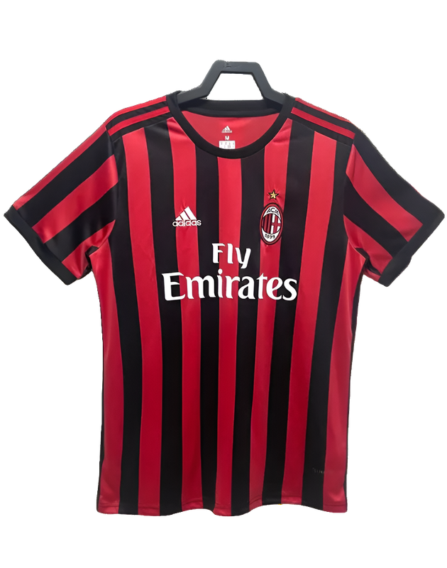 Camisa AC Milan 17/18 I Home - Versão Retrô
