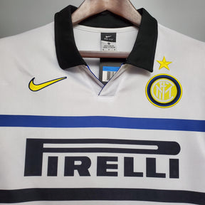 Camisa Inter de Milão Retrô Away 98/99 Torcedor Masculina - Branca