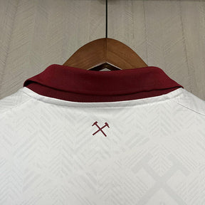 Camisa West Ham Away 24/25 Torcedor Masculina - Branca