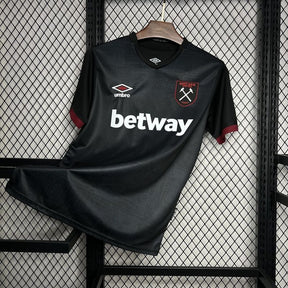 Camisa West Ham Third 24/25 Torcedor Masculina - Preta