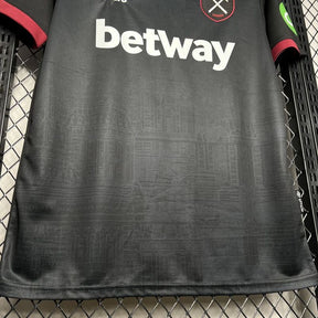 Camisa West Ham Third 24/25 Torcedor Masculina - Preta